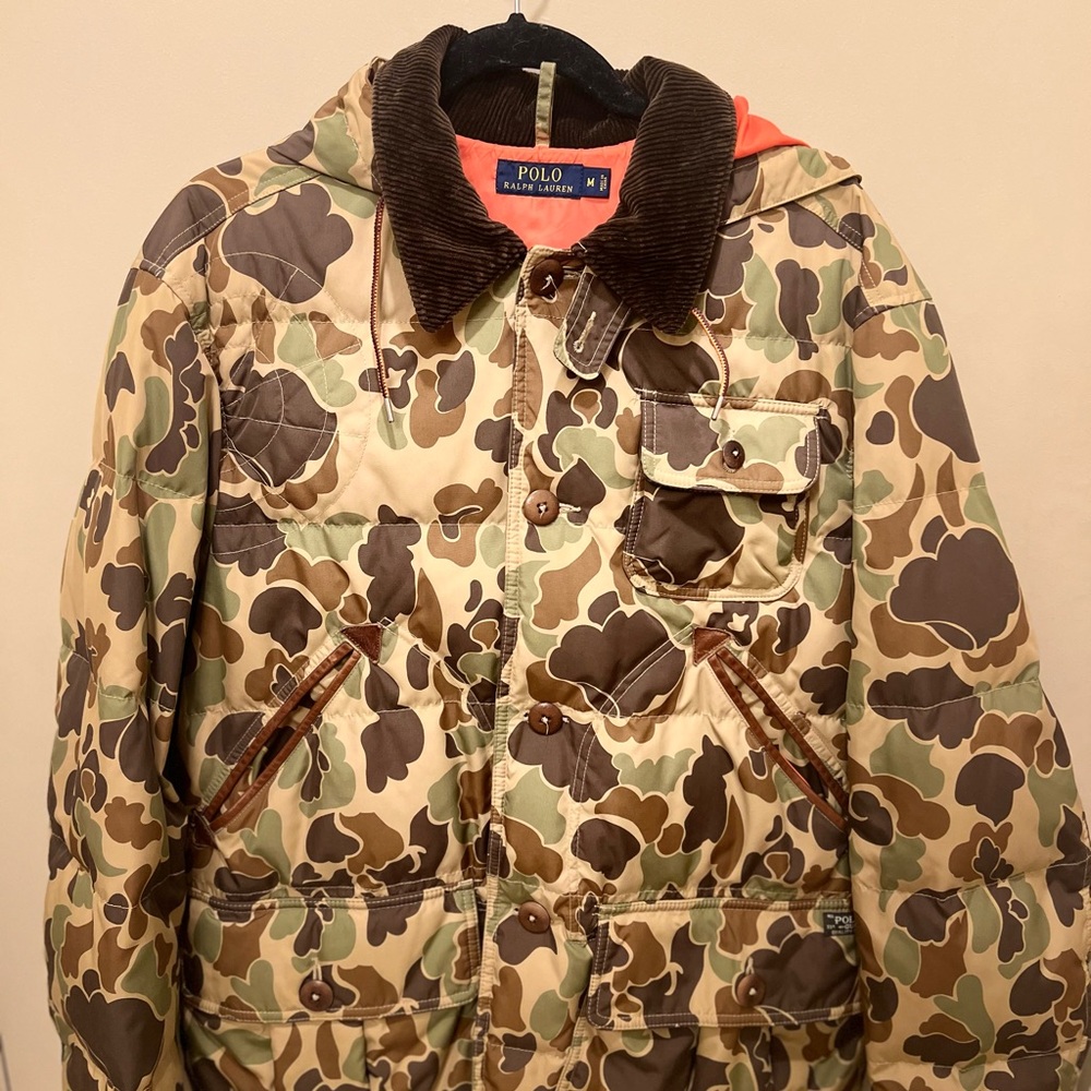 Vintage Polo by Ralph Lauren Men's Camouflage Jacket RL Guide